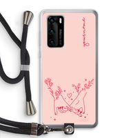 Best Friends: Huawei P40 Transparant Hoesje met koord