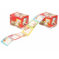 100x Sinterklaas cadeau stickers op rol - Kado naamstickers Sint thema - Labelstickers