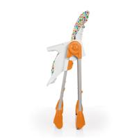 Dolu fisher price deluxe kinderstoel 105x57x87 cm wit/oranje
