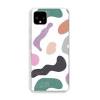 Memphis Shapes: Pixel 4 XL Transparant Hoesje