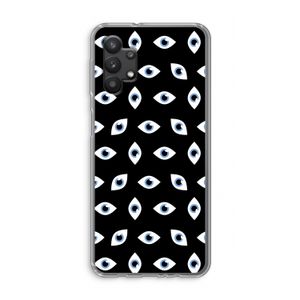Eyes pattern: Samsung Galaxy A32 5G Transparant Hoesje