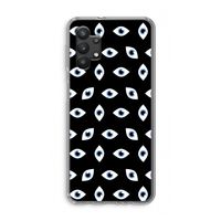 Eyes pattern: Samsung Galaxy A32 5G Transparant Hoesje