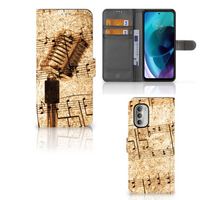 Motorola Moto G51 5G Telefoonhoesje met foto Bladmuziek - thumbnail