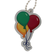 Celebrating Community Party Travel Tag - Balloons
