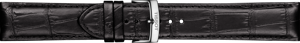 Horlogeband Tissot T600041838 Leder Zwart 21mm