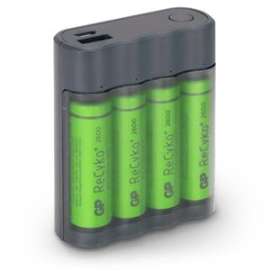 GP Charge AnyWay AA/AAA USB-batterijlader en powerbank