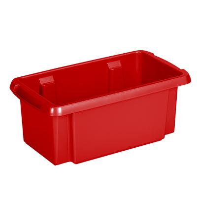 Sunware Opslagbox Nesta - kunststof - 7L - rood - 38 x 21 x 14 cm