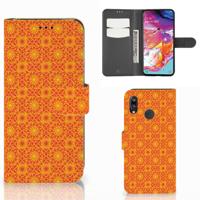 Samsung Galaxy A70 | Telefoon Hoesje | Batik Oranje