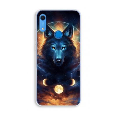 Wolf Dreamcatcher: Huawei Y6s Transparant Hoesje