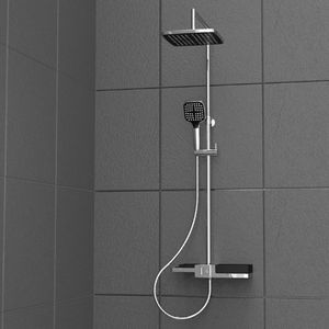 SCHÜTTE regendoucheset blueperl chroomkleurig