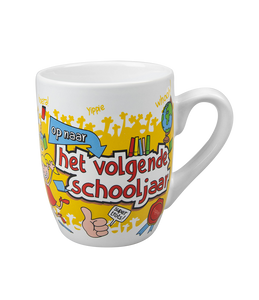 Cartoonmok op naar het volgende schooljaar