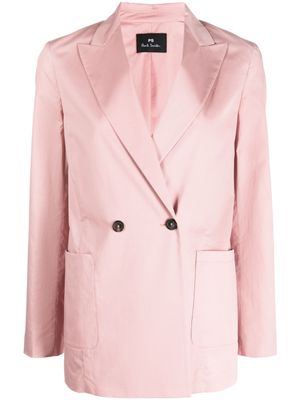 PS Paul Smith blazer à boutonnière croisée - Rose