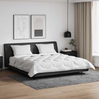 Dekbed Set met kussen 3 pcs Wit Microfiber en Dons Feather