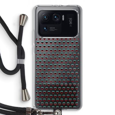 Hartjes: Xiaomi Mi 11 Ultra Transparant Hoesje met koord