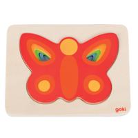 Goki lagenpuzzel vlinder, 5 lagen
