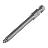 Wolfcraft Schroefbit Solid | PZ1 | 89 mm | 1 stuk - 1244000