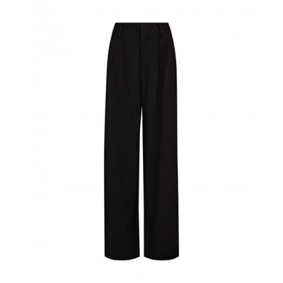 Mos Mosh - Zwart | Dames | Broek | Zwart | 44 | regular | Kamst mode