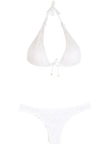 Amir Slama bikini en dentelle - Blanc