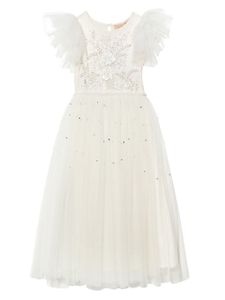 Tutu Du Monde robe Lilies en tulle - Blanc