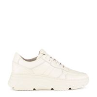 PS Poelman Yola leren chunky sneakers lichtbeige - thumbnail