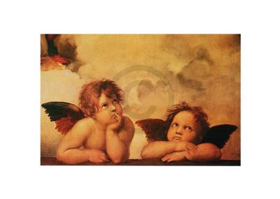 Kunstdruk Raffael - Angeli 70x50cm