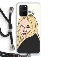 Mary Kate: Samsung Galaxy S10 Lite Transparant Hoesje met koord