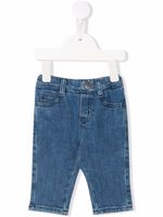 Emporio Armani Kids jean slim à taille mi-haute - Bleu - thumbnail