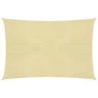 vidaXL Zonnezeil 160 g/m² 5x7 m HDPE beige - thumbnail