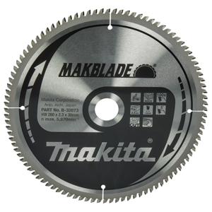 Makita Afkortzaagblad voor Hout | Makblade | Ø 260mm Asgat 30mm 100T - B-32873