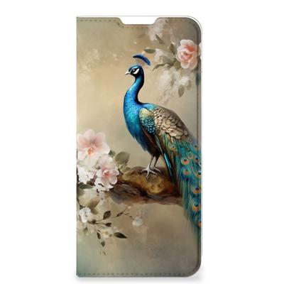 Smartphone hoesje voor OPPO Reno8 Lite Vintage Pauwen