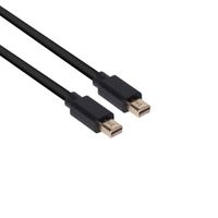 club3D CAC-2161 DisplayPort-kabel Mini-displayport Aansluitkabel Mini DisplayPort-stekker, Mini DisplayPort-stekker 2.00 m Zwart Vlambestendig