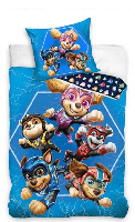 PAW Patrol Dekbedovertrek blauw 140 x 200 cm - 70 x 90 cm - thumbnail