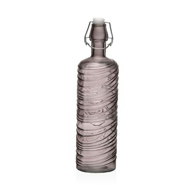 Waterfles Versa Grijs Glas Aluminium 1 L 8,2 X 30,6 X 8,2 CM