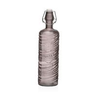 Waterfles Versa Grijs Glas Aluminium 1 L 8,2 X 30,6 X 8,2 CM