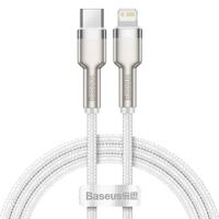USB-C-Kabel zu Lightning Baseus Cafule, White, Power Delivery, 20W, 1m (wit)