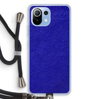 Majorelle Blue: Xiaomi Mi 11 Lite Transparant Hoesje met koord