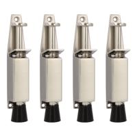 AMIG Deurvastzetter - 4x - 120 x 25mm - 28mm slag - voetbediening - zilver - deurvergrendeling AMIG Deurvastzetter - 4x - 120 x 25mm - 28mm slag - voetbediening - zilver - deurvergrendeling