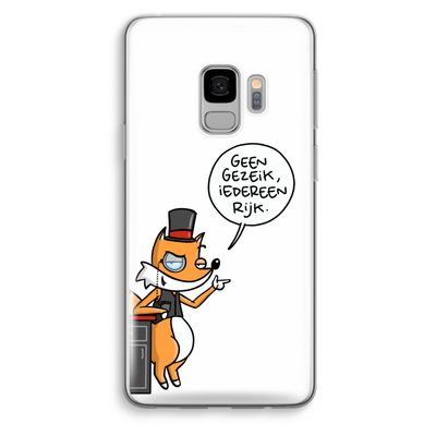 Geen Gezeik: Samsung Galaxy S9 Transparant Hoesje