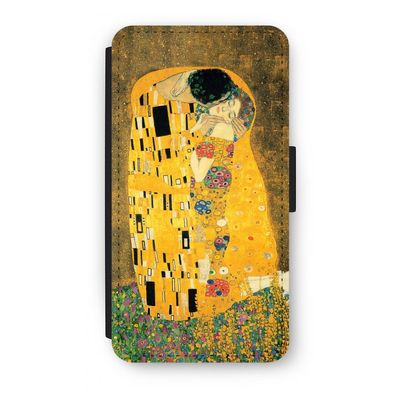 Der Kuss: iPhone XS Flip Hoesje