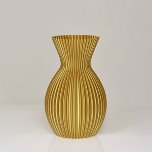 Lily 3D vaas 20x13cm Goud Metallic