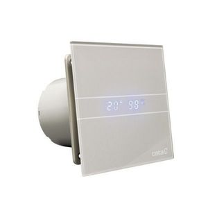 Badkamer Ventilator Cata E-100 GBTH Timer En Vochtsensor 100 mm 4W/8W Zilver Cata