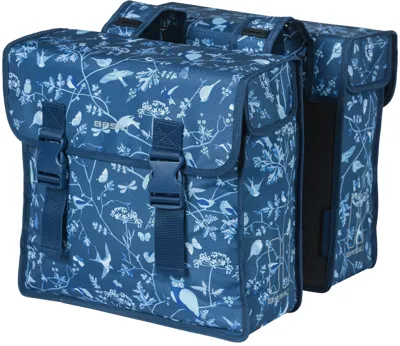 Dubbele fietstas Basil Wanderlust - 35 Liter - Indigo Blauw