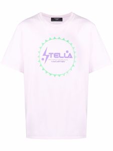 Stella McCartney t-shirt à logo imprimé - Rose