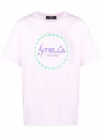 Stella McCartney t-shirt à logo imprimé - Rose - thumbnail