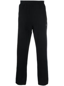 Zegna pantalon de jogging en coton à logo imprimé - Noir