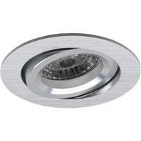 Kantelbare Aluminium Inbouwspot GU10 Zilver Ø82mm