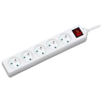 Stopcontactenstrip 5 Tomas met Interruptor GAO (1,4 m)