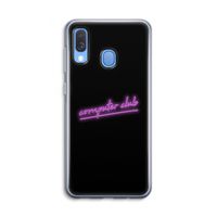 Vice Black: Samsung Galaxy A40 Transparant Hoesje