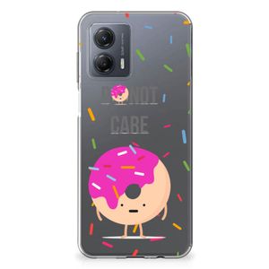 Motorola Moto G53 Siliconen Case Donut Roze