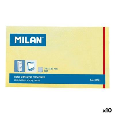 Zelfklevende briefjes Milan Geel (10 Stuks)